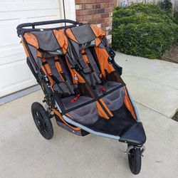 BOB Double Jogging Stroller + Extras