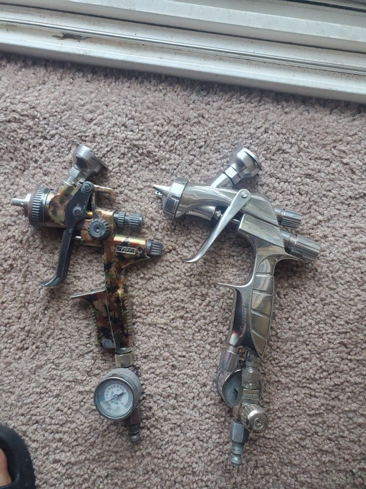 painting gun semi new good condition