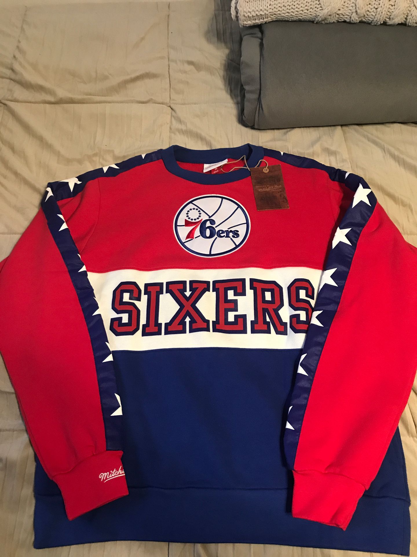 76ers Crew Neck Pull Over ‘Sixers’ NBA Philadelphia 76ers