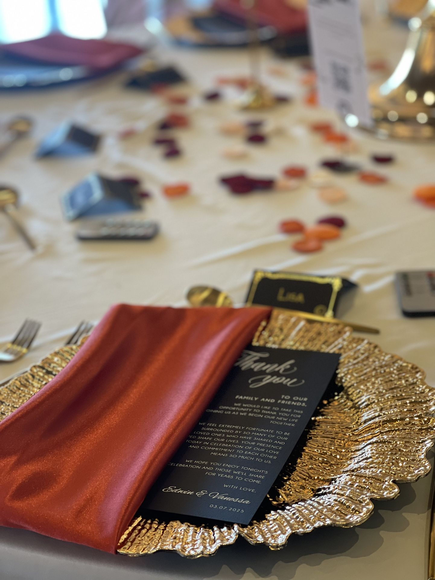 Gorgeous Thick Satin Napkins