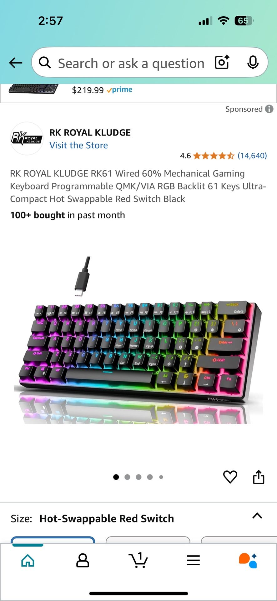 RK Royal Kludge Mechanical Keyboard