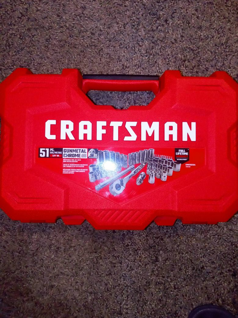 Brand New Unopened Craftsman Tool set and box
