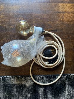 Pendant Light Cord with Edison Bulb