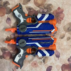 Nerf N-Strike Elite Firestrike x2 Bundle | Blue | Dual Pistol Set