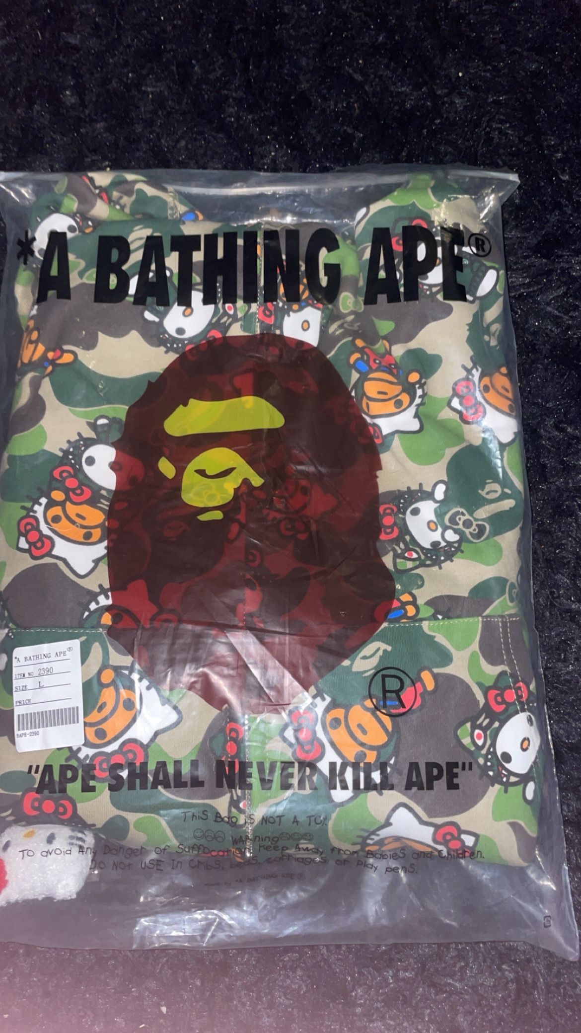 1:1 Hello Kitty Bape Hoodie