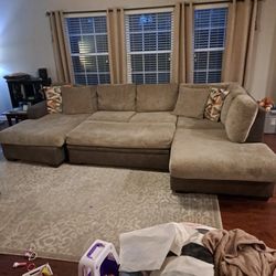 Sectional Sofa With Ottoman With Storage 