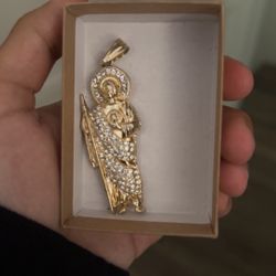 14k San Judas Pendant gp