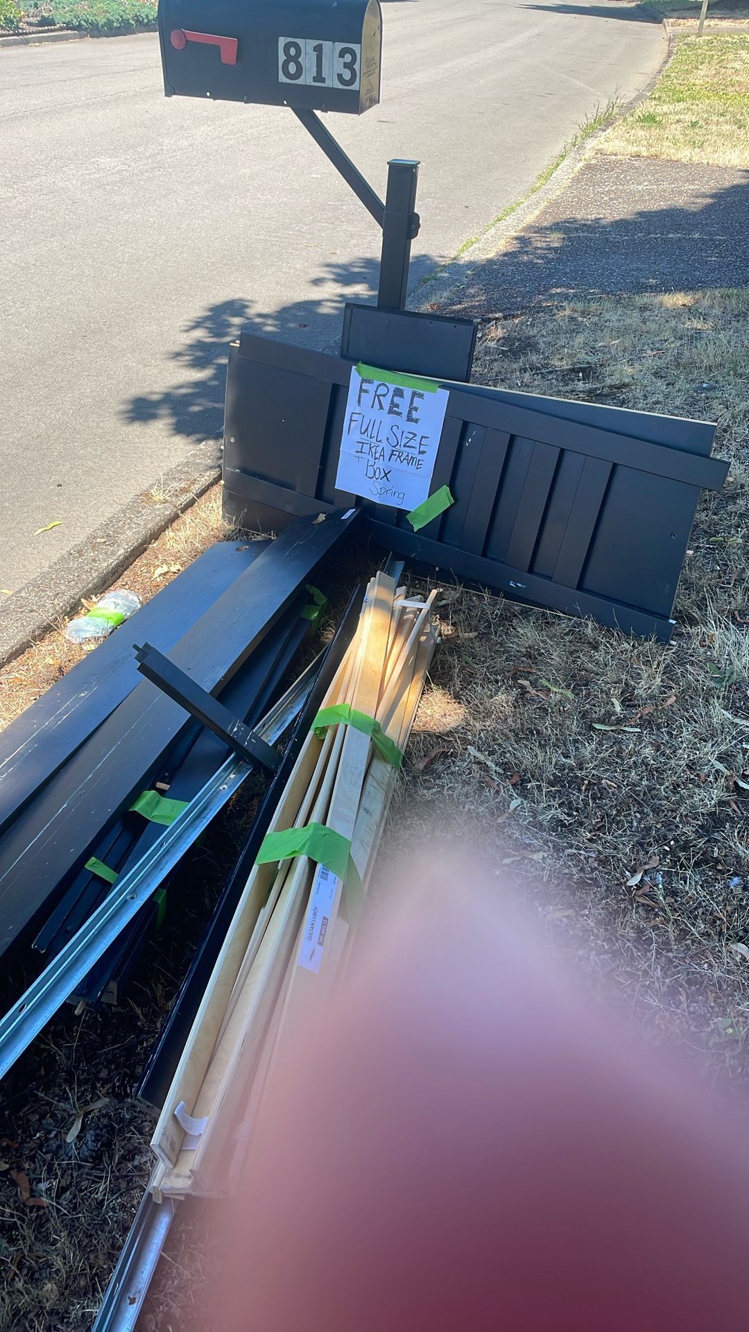 FREE IKEA FULL SZ BED FRAME+Box