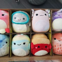 Squishmallows 8-pack Mini 5" Plush Sea Animals 