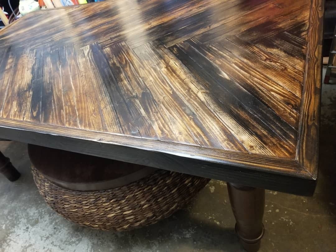 Ready for the holidays? Huge farmhouse style dining table.