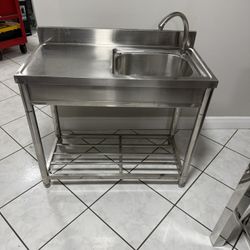 STAINLESS STEEL SINK,FREGADERO DE ACERO INOCIDABLE