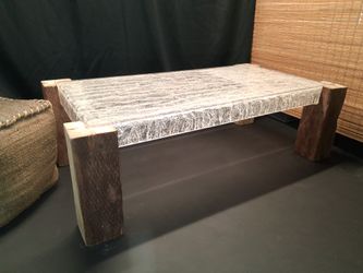 Refurbished Custom Made Bernhardt Arctic Cocktail Table