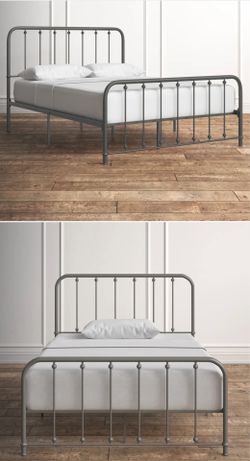 Full size bed with casper mattress