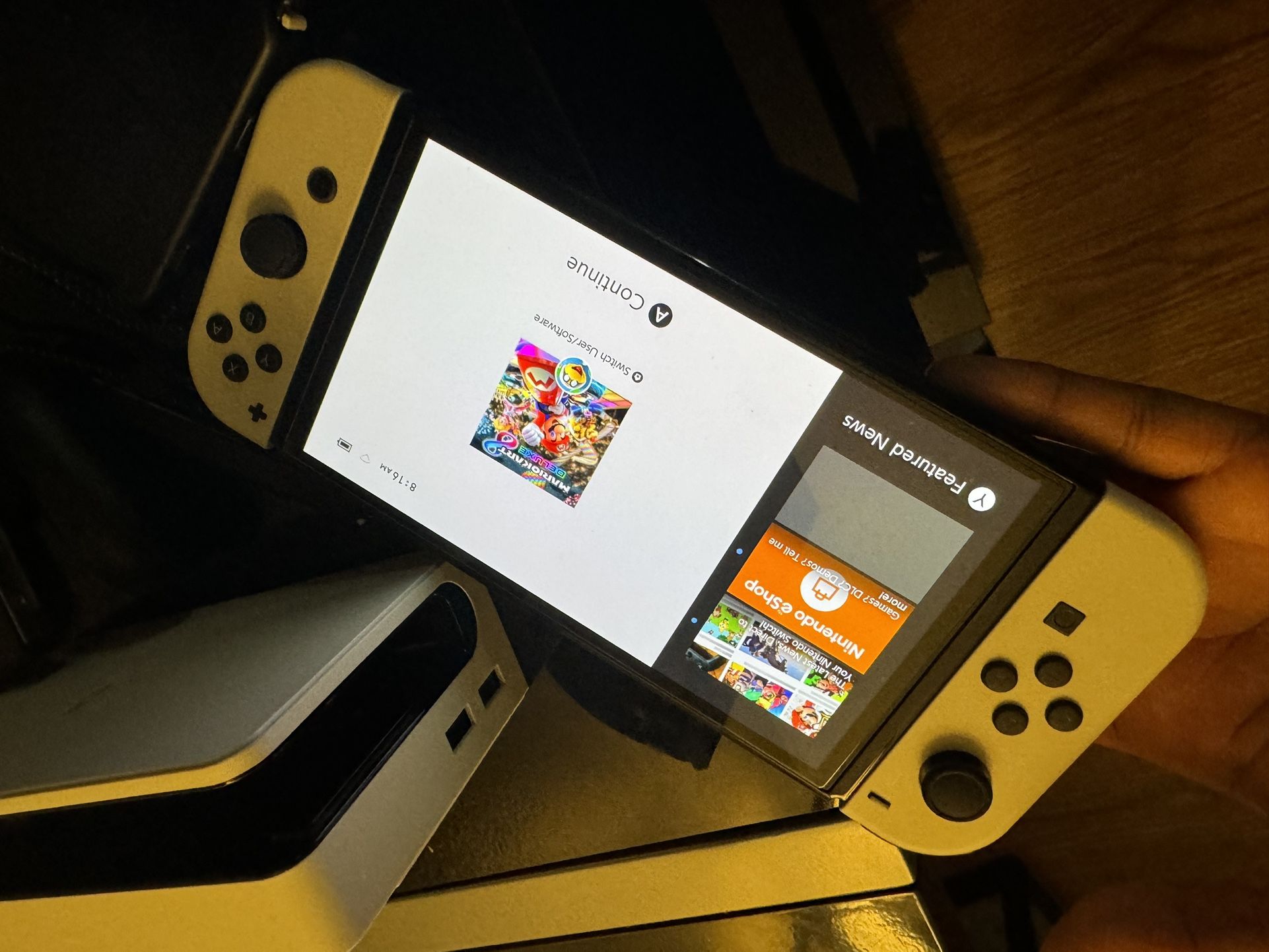 Nintendo Switch OLED Console with White Joy-Con