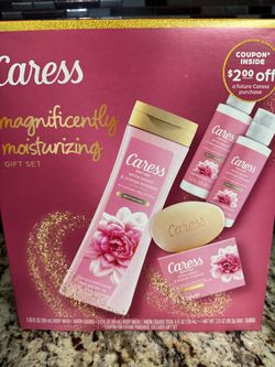 New Caress Magnificently Moisturizing Body Wash Silk Gift Set
