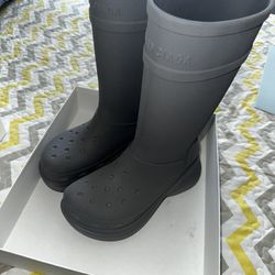 Balenciaga Croc Boots 