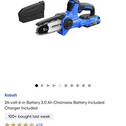 Kobalt 24 volt 2.0’Amp New 6” pruning saw New!