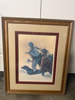 RARE Norman Rockwell Numbered Lithograph