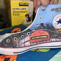 New./vintage Wrigley Field Converse Gym Shoes