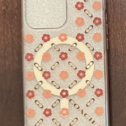 Coach Tea Rose iPhone 15 Pro Case