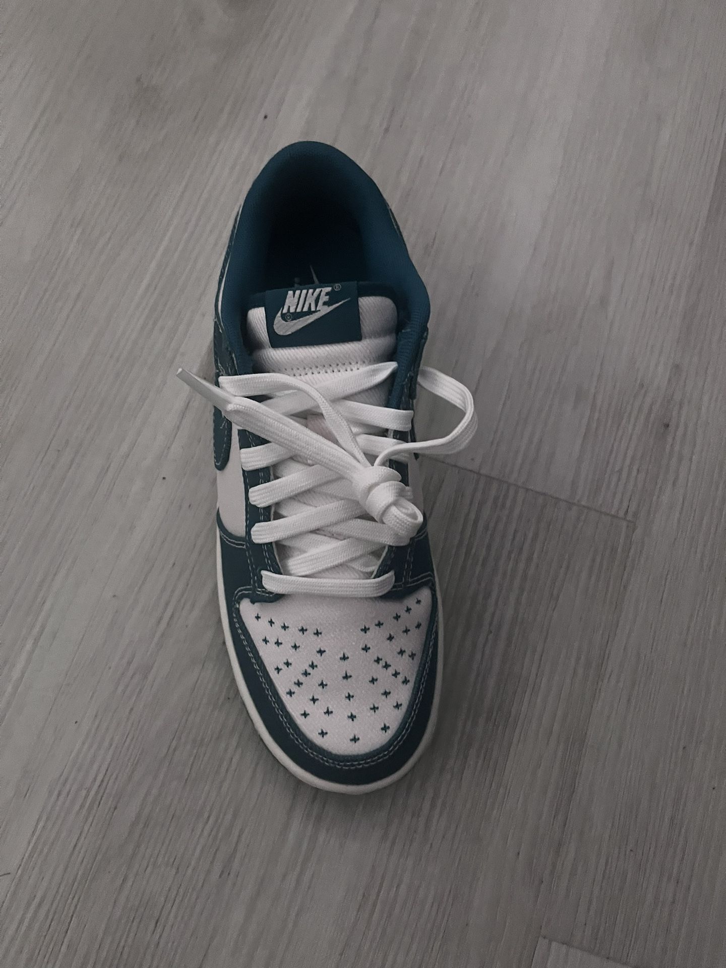 Shoes( industrial blue dunks)