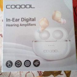 COQOOL In-Ear Digital Hearing Amplifiers Hear Aid Noise Cancelling Bluetooth. 