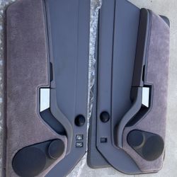 95-98 Porsche 911 993 Door Panels Pair Set with Hi-Fi box