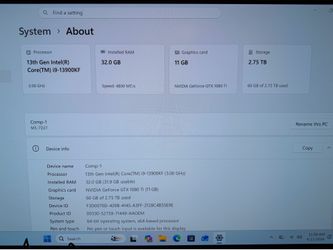 MSI built gaming pc