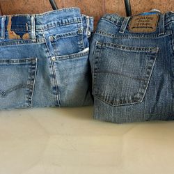 2 Work Levi Pants 38x 30. Both