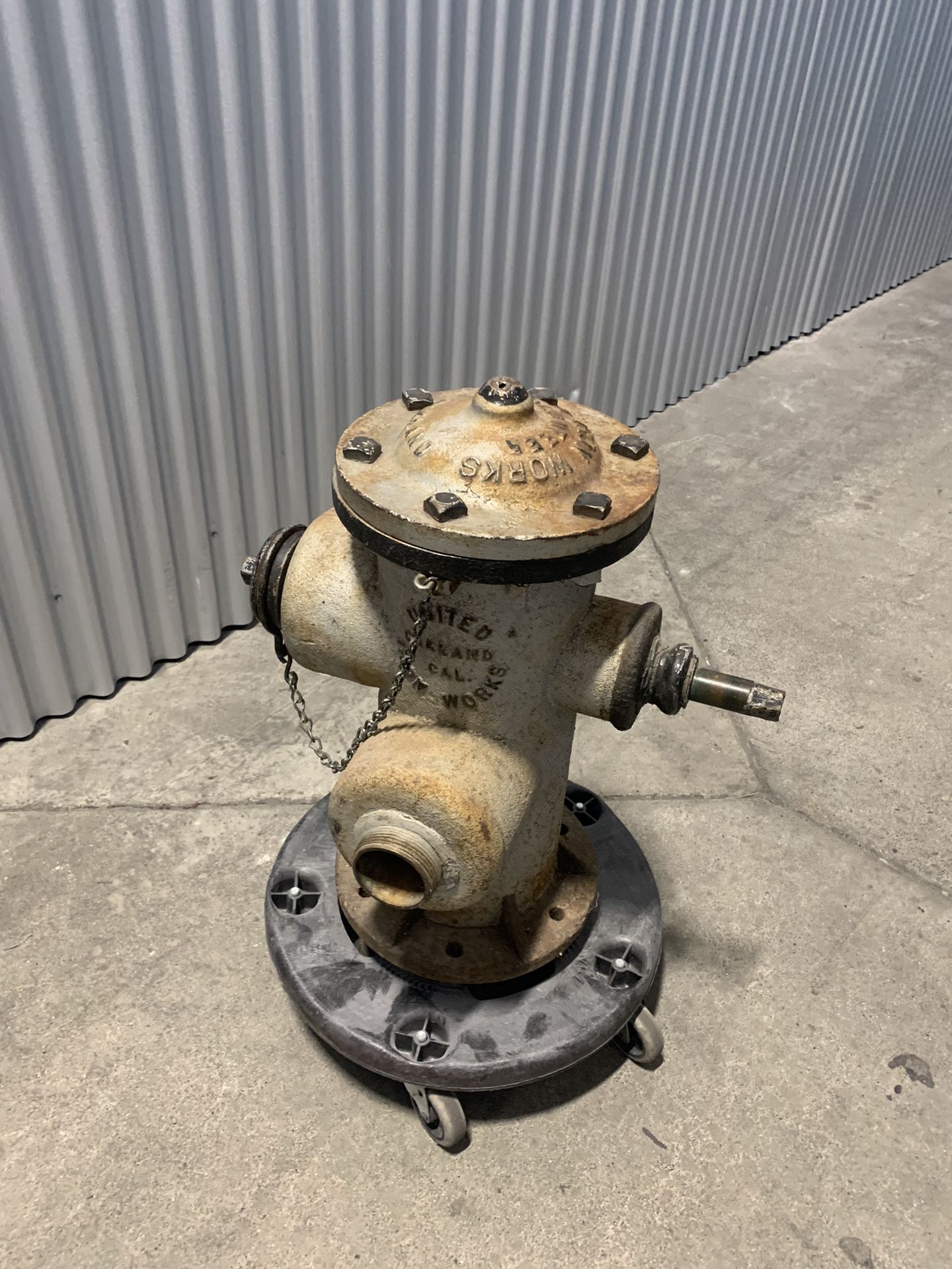 United Iron Works Fire Hydrant Oakland History