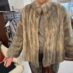 Grey Mink Jacket