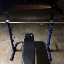 Bench Press With Bench and Bar