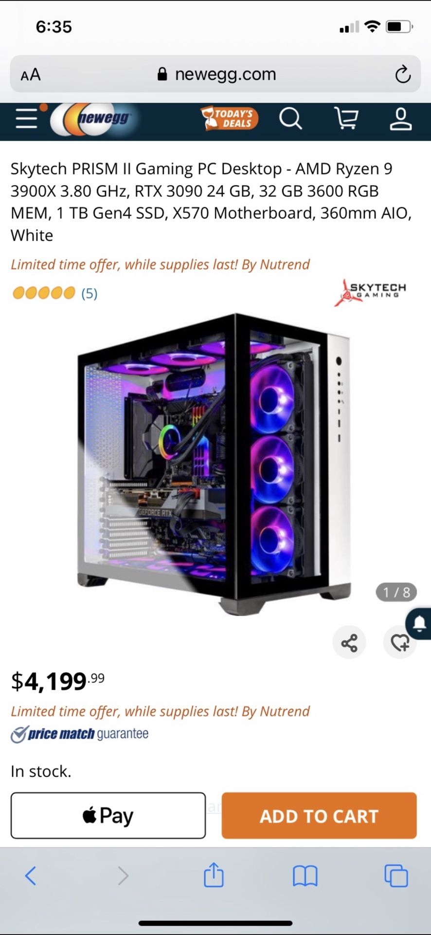 Skytech Gaming PC PRISM ll!!!