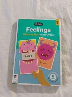 Jr. Explorers Feelings Slide & Learn Flash Cards