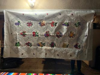 Punto de cruz frutas