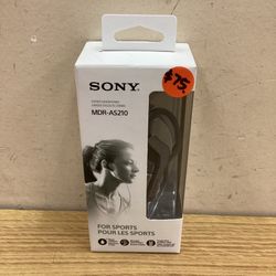 SONY MDR-AS210 STEREO HEADPHONES.