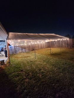 Tents tables chairs