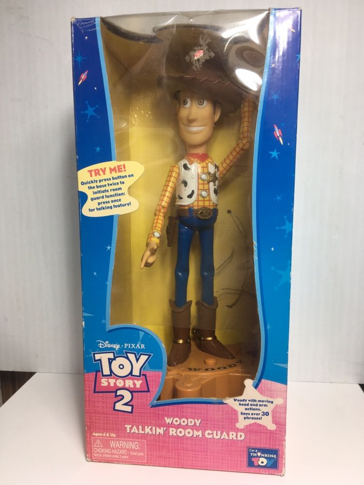 Toy Story Woody Talking Room Guard Alarm In box but has been used