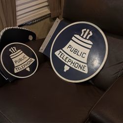 Vintage 1960s Bell Telephone Signs