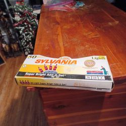 Vtg. 50 Sylvania Red Lights