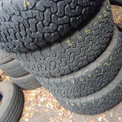 Be Of Goodrich All Terrain Set Of Four Lt265-70 Or 17 Nice Set Of Four $120