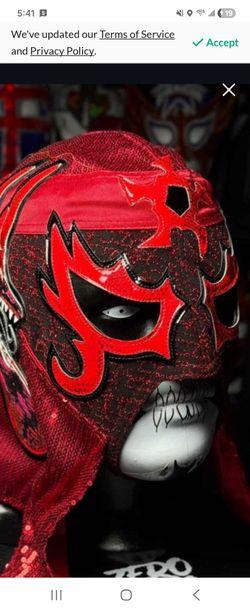 Autograph penta zero miedo mask coa by fantastics