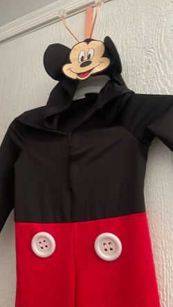 MICKEY MOUSE COSTUME  SIZE 4/5 SMALL  NEEDS A TAIL