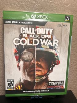 I’m asking$35 brand new Call of Duty: Black Ops Cold War,  on the Xbox series x or Xbox one Xbox series x