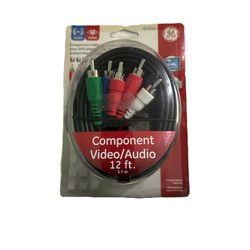 GE Component Video/Audio Cable 12ft