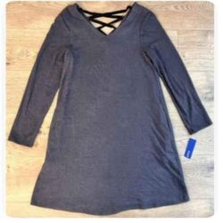 NWT Apt 9 Sweater Dress With Crossed Back From Kohl's Size Large 