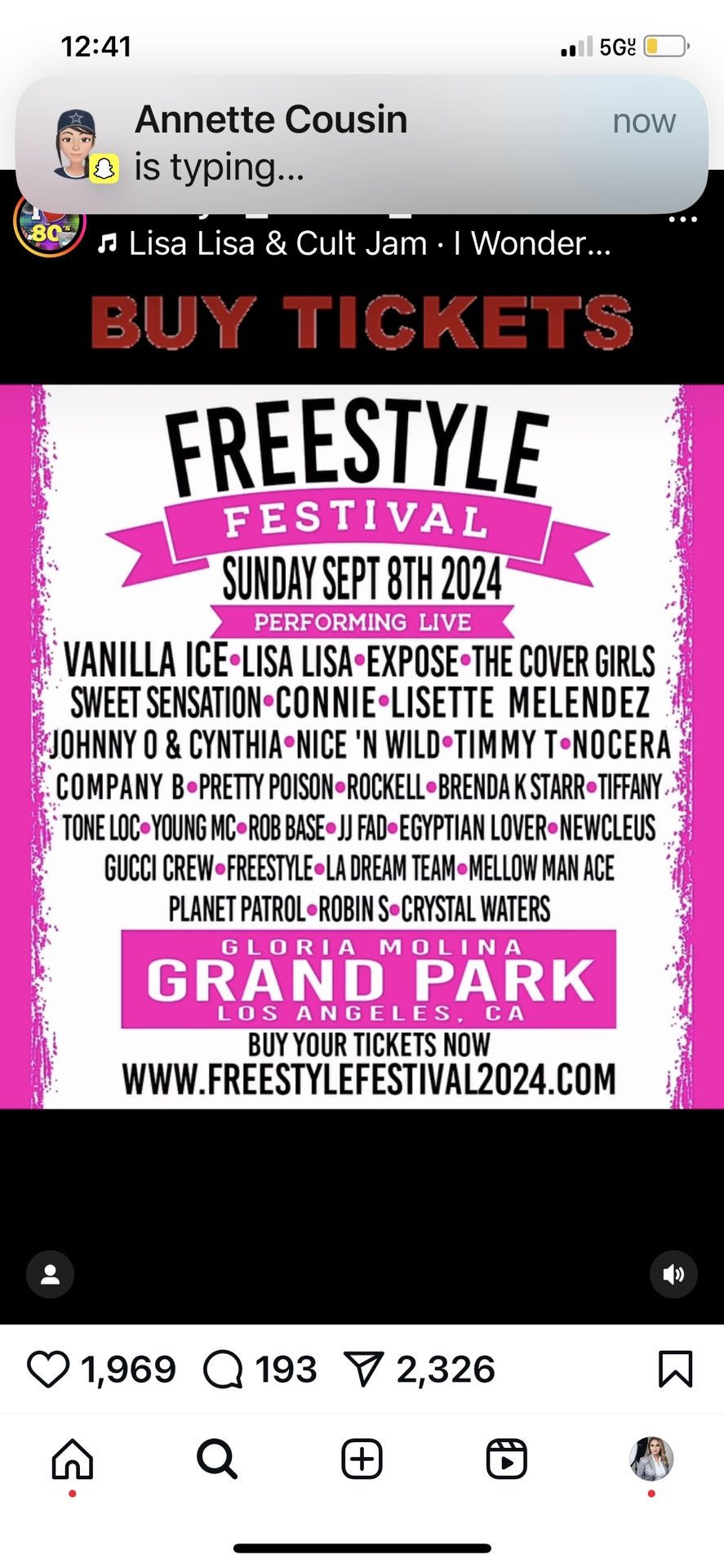Freestyle Concert Tickets