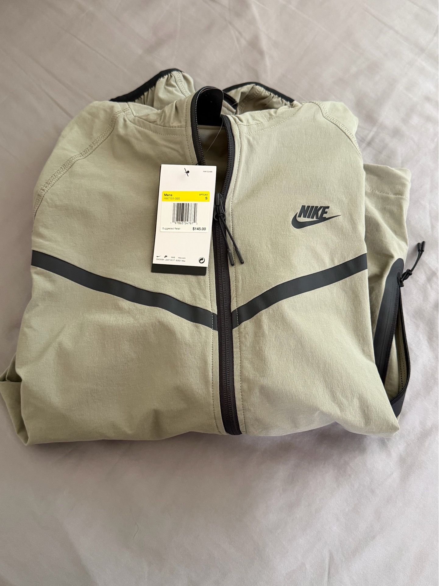 Nike tech fleece woven men’s size S