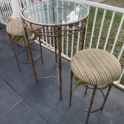 Glass Table W/ Chairs