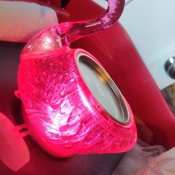 Bath And Body Works Flamingo Snow Globe Candle Holder